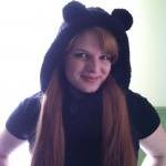 Black Bear Hooded Cowl Sof..